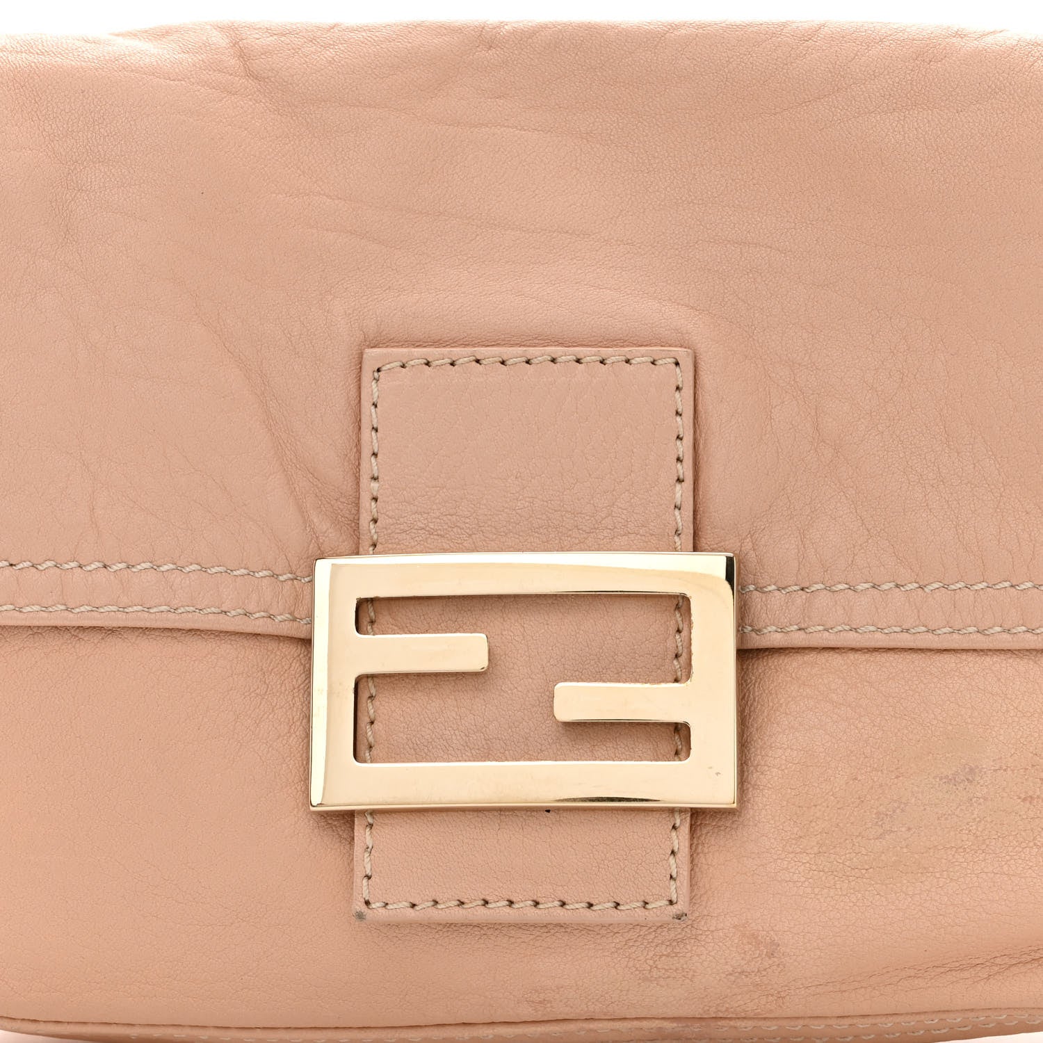 Fendi Nappa Elefante Mini Mama Baguette Beige 8 of 12