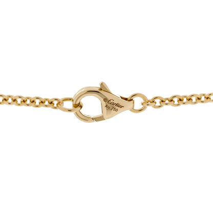 Cartier 18K Yellow Gold Interlocking LOVE Necklace 5 of 6