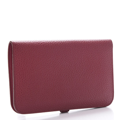 Hermes Togo Dogon Duo Wallet Rubis 3 of 13