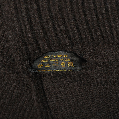 Louis Vuitton Cashmere Monogram Winter Scarf Brown 4 of 4