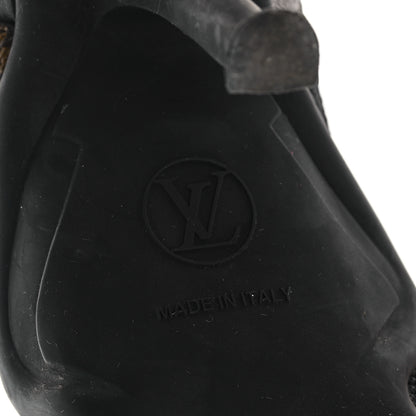 Louis Vuitton Patent Monogram Archlight Slingback Pumps 38.5 Black 7 of 9