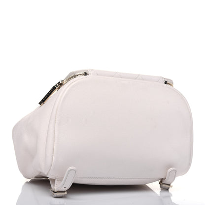Chanel Caviar Quilted Business Affinity Backpack White 3 of 17