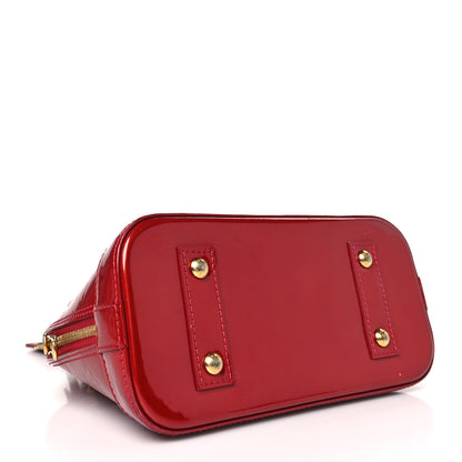 Louis Vuitton Vernis Alma BB Pomme D'Amour 4 of 11