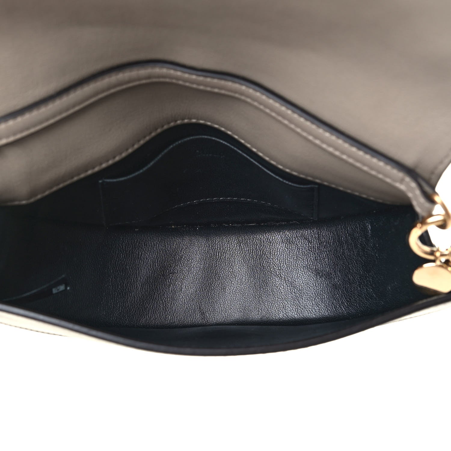 Chloe Calfskin Small Nile Bracelet Minaudiere Bag Motty Grey 4 of 4