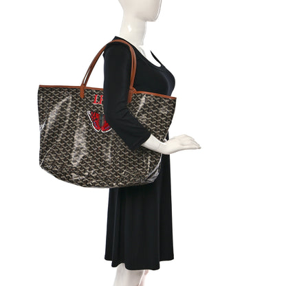 Goyard Goyardine Saint Louis GM Black Gold 2 of 11