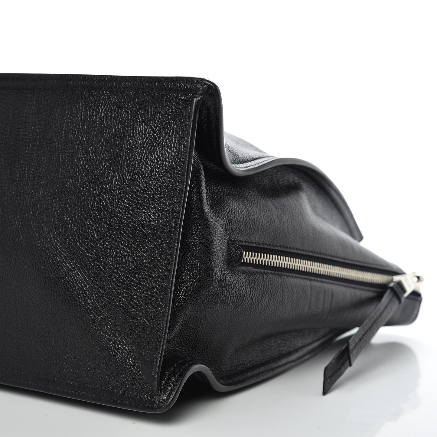 Glace Calf Etiquette Tote Black Astrale
