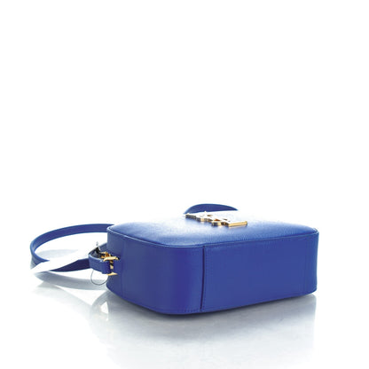 Saint Laurent Grain De Poudre Small Classic Monogram Camera Bag Blue Majorelle 4 of 7