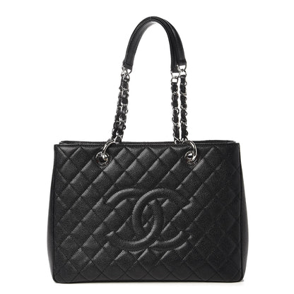 Chanel Caviar Quilted Grand Shopping Tote GST Black 1 of 21