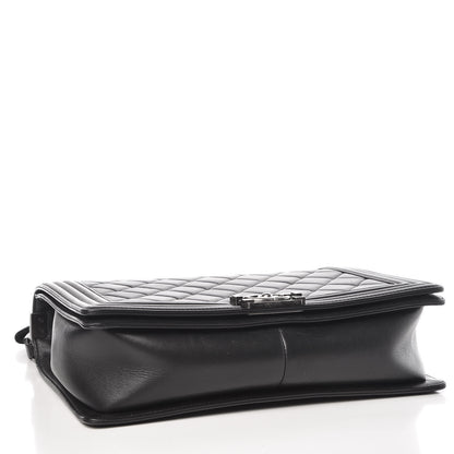 Chanel Calfskin Quilted Large Boy Flap Black 4 of 11