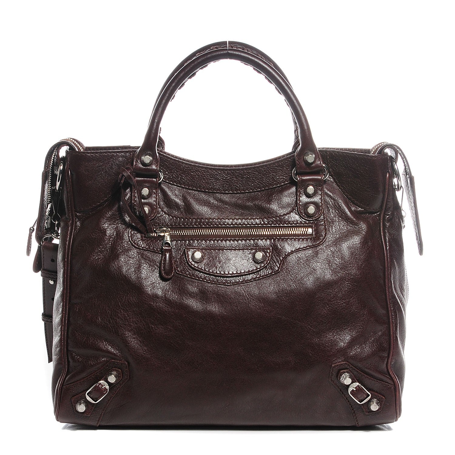 Balenciaga Agneau Giant 12 Silver Hardware Velo Cigar Fonce 1 of 14