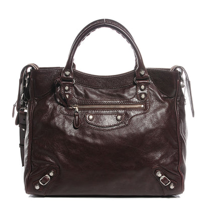 Balenciaga Agneau Giant 12 Silver Hardware Velo Cigar Fonce 1 of 14