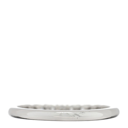 Tiffany Platinum Diamond .27ct 2.2mm Half Circle Embrace Band Ring 55 7.25 4 of 5