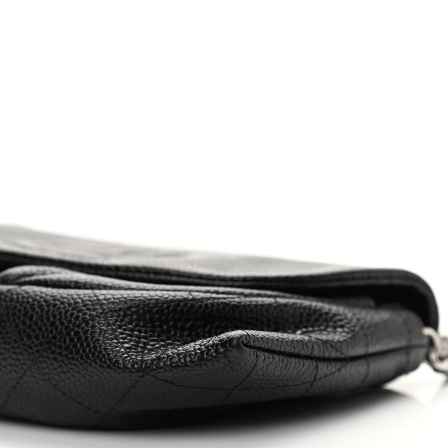 Caviar Half Moon Wallet On Chain WOC Black