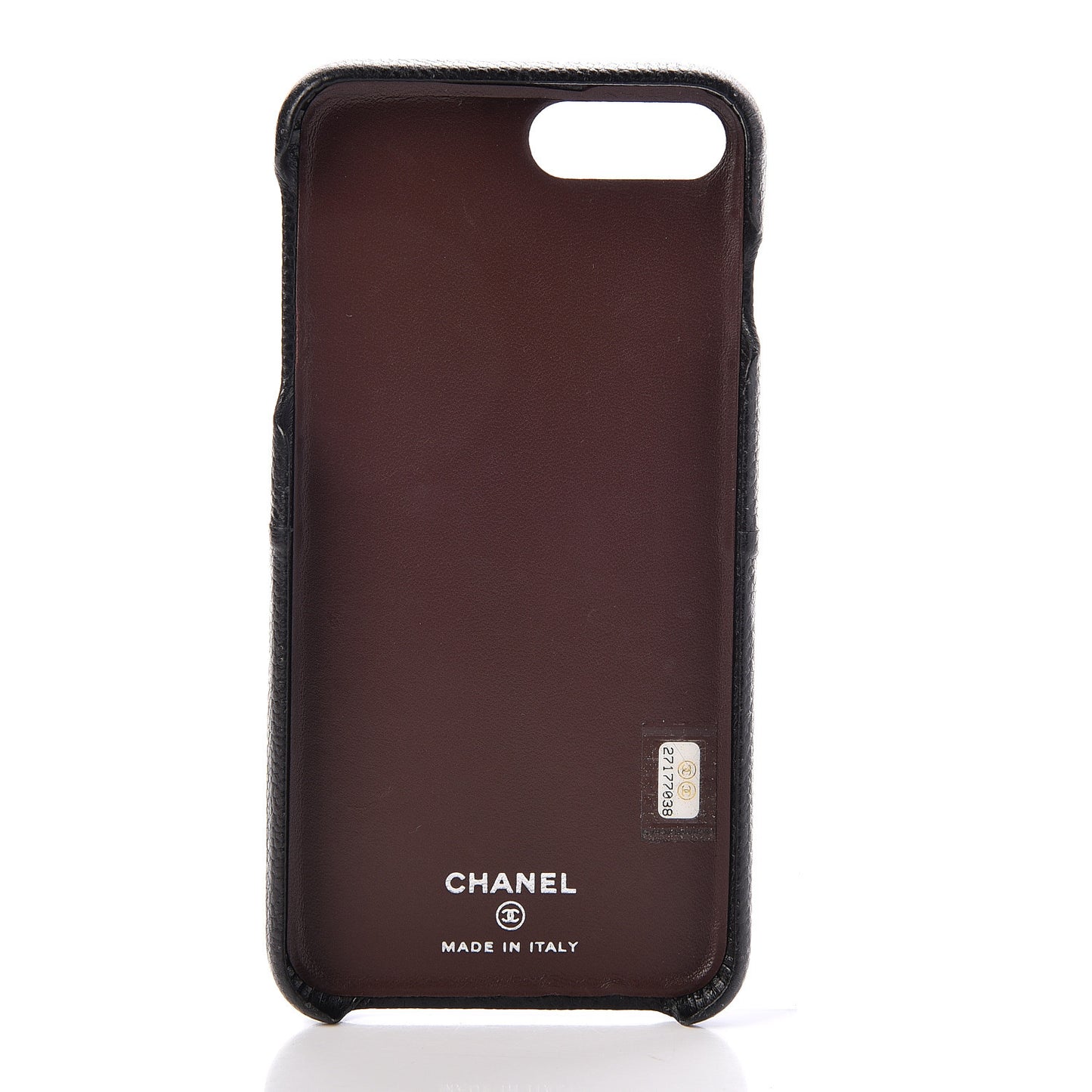 Caviar Quilted iPhone 8 Plus Coco Tech Case Black
