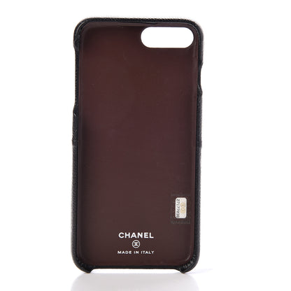 Chanel Caviar Quilted iPhone 8 Plus Coco Tech Case Black 5 of 8