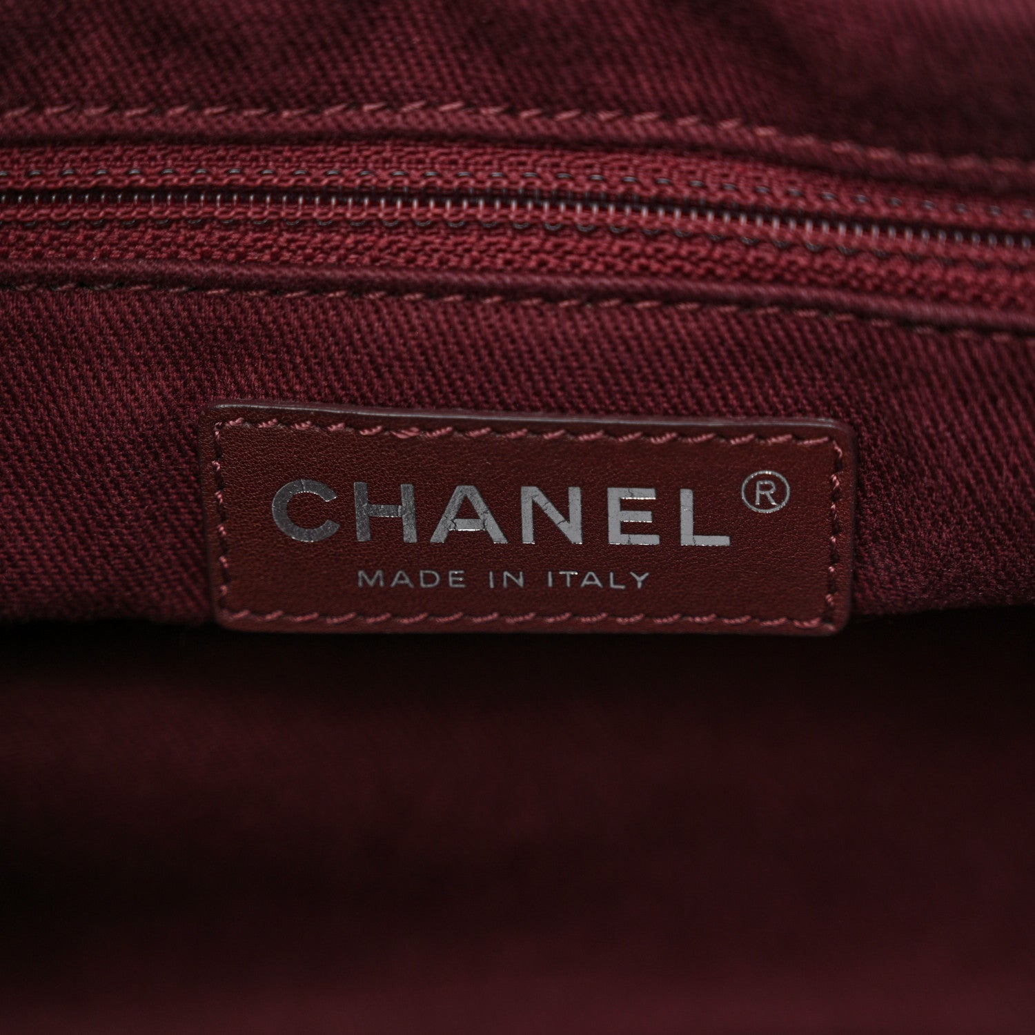 Chanel Iridescent Calfskin Small In the Mix Tote Navy 6 of 10
