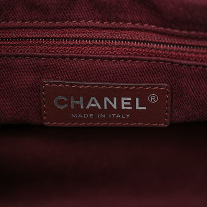 Chanel Iridescent Calfskin Small In the Mix Tote Navy 6 of 10