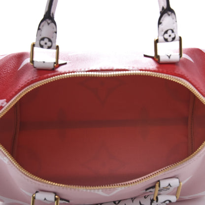 Louis Vuitton Monogram Giant Speedy Bandouliere 30 Rouge 5 of 9