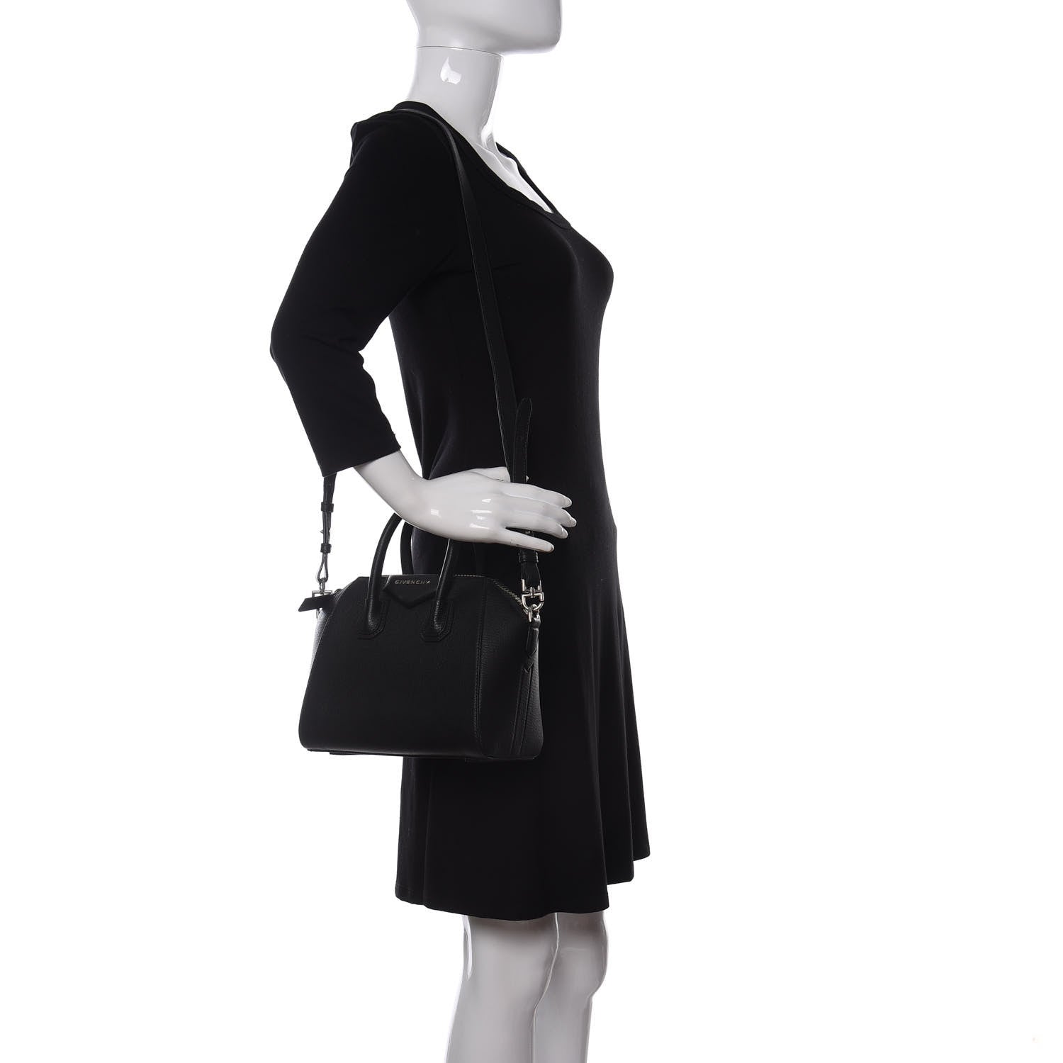 Givenchy Sugar Goatskin Mini Antigona Black 2 of 10
