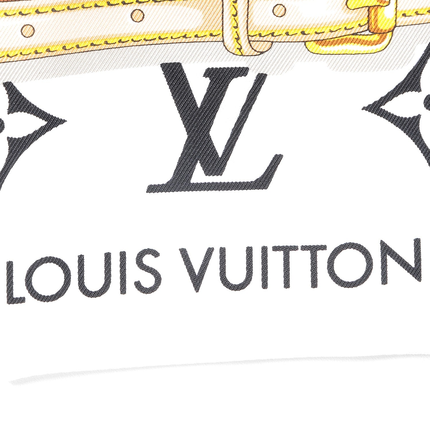 Louis Vuitton Silk Monogram Confidential Bandeau Black 4 of 6