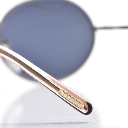 Oliver Peoples The Row Empire Suite Oval Sunglasses Pewter Black 5 of 10