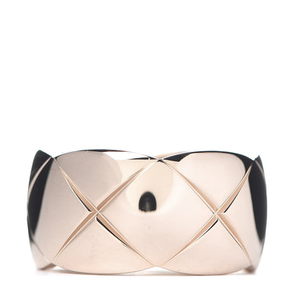Chanel 18K Beige Gold Large Coco Crush Ring 53 6.25 1 of 5