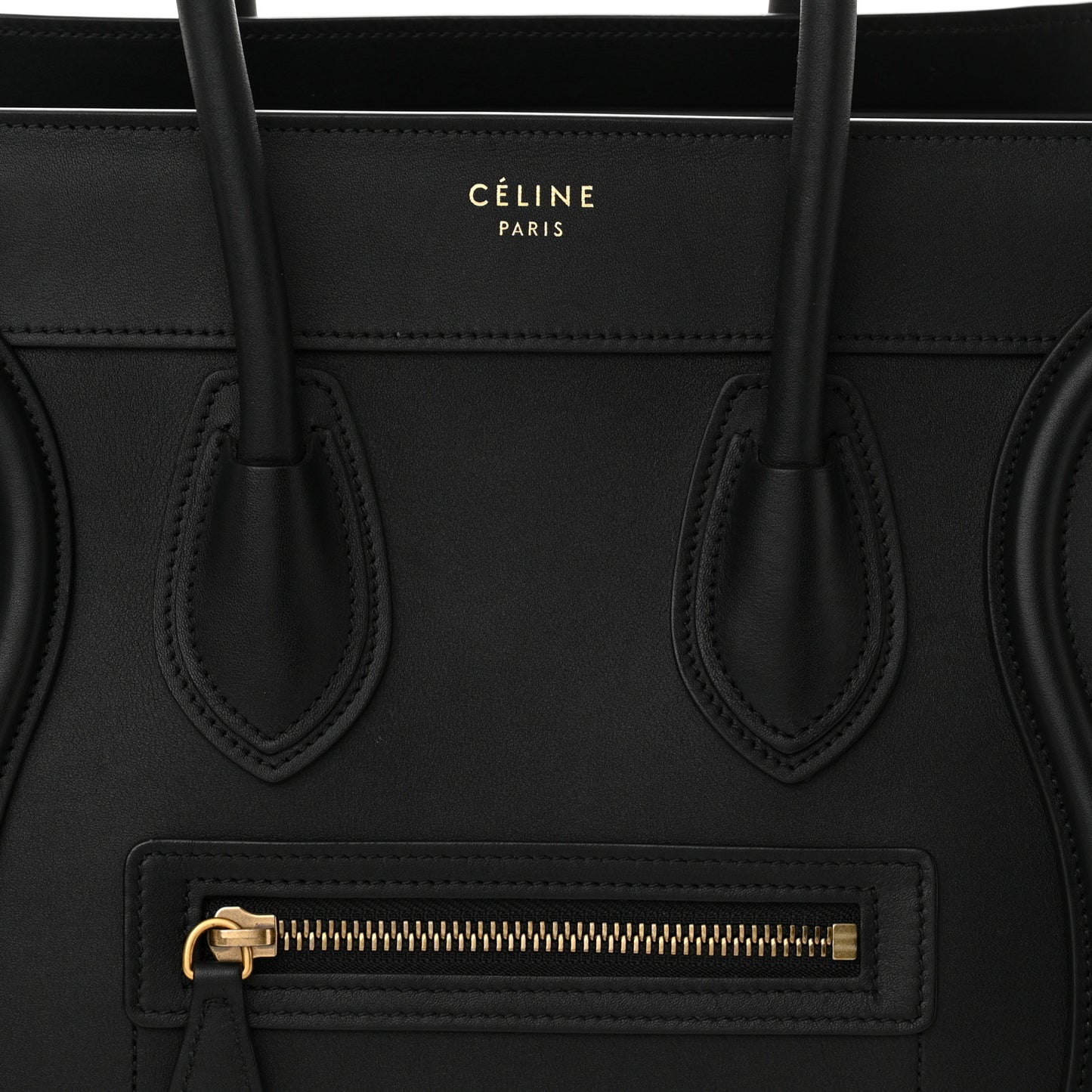 Smooth Calfskin Micro Luggage Black