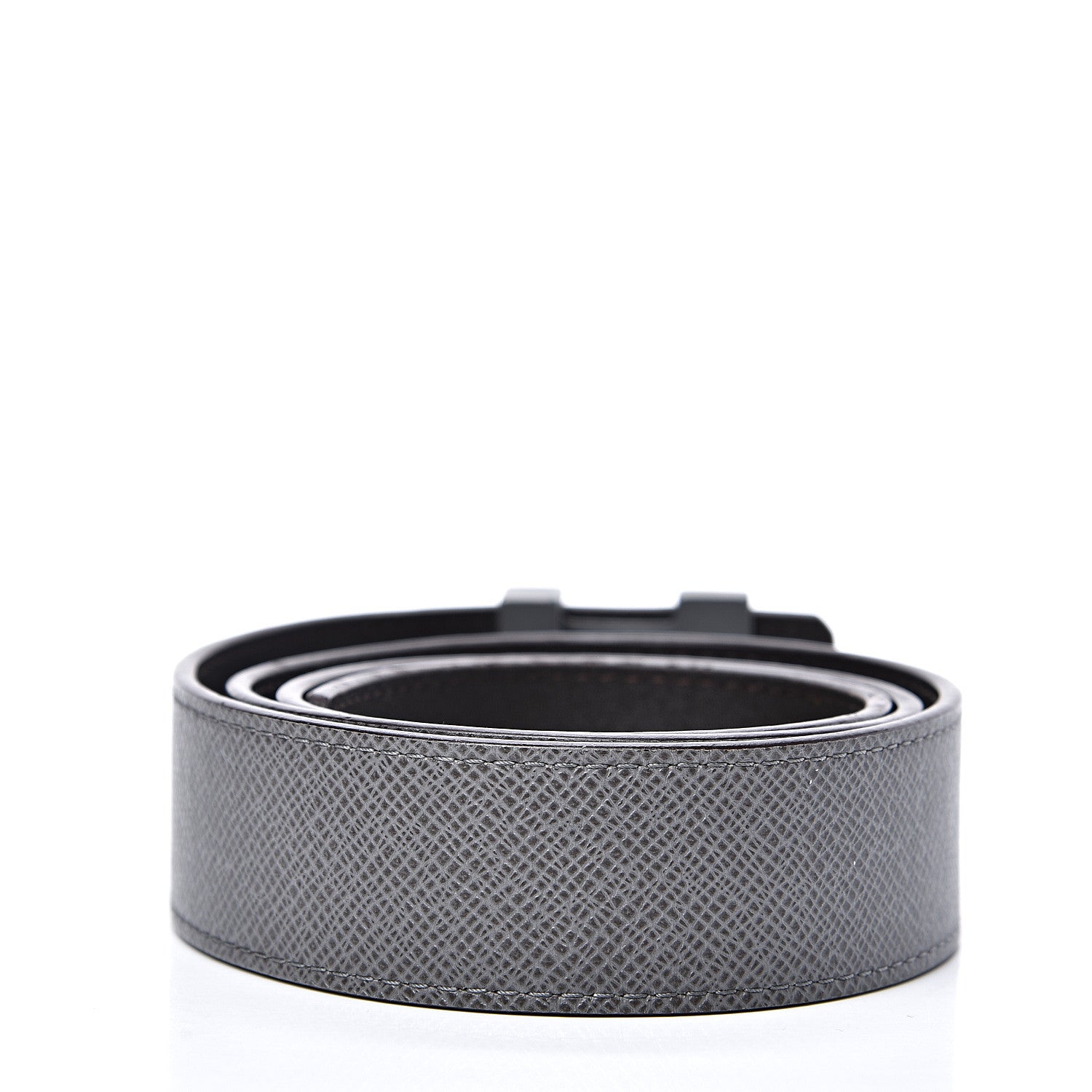 Louis Vuitton Taiga 35mm LV Initiales Belt 90 36 Glacier 2 of 4