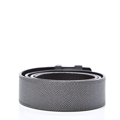 Louis Vuitton Taiga 35mm LV Initiales Belt 90 36 Glacier 2 of 4
