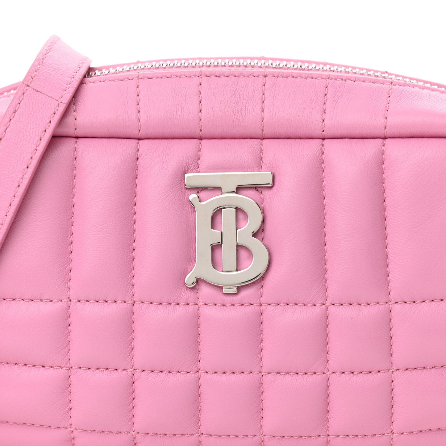 Lambskin Quilted Mini Lola Camera Bag Primrose Pink