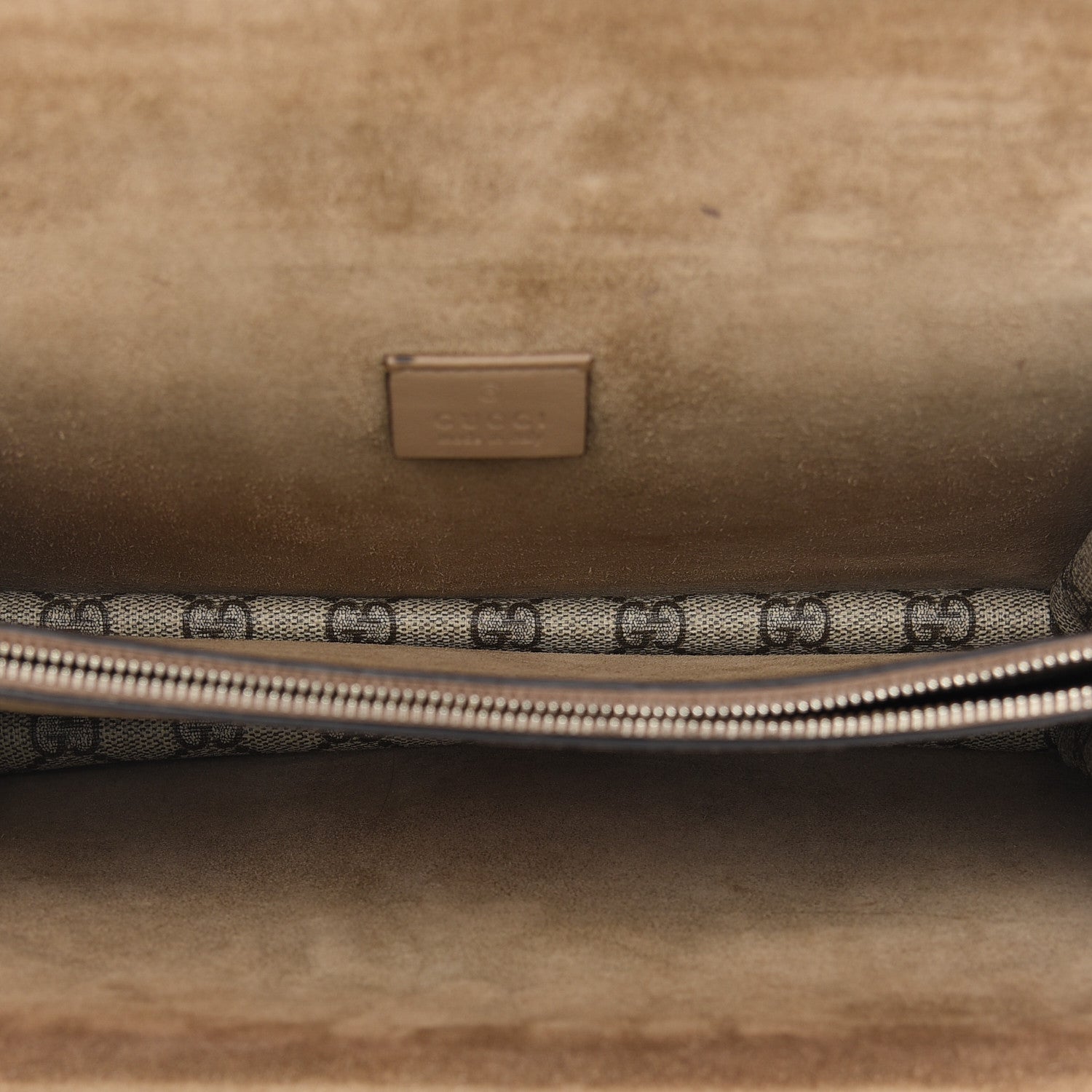 Gucci GG Supreme Monogram Small Dionysus Shoulder Bag Taupe 5 of 14