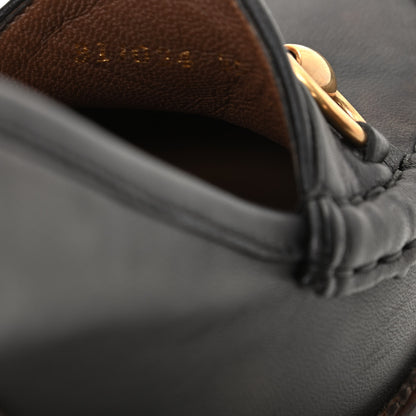 Gucci Calfskin Horsebit Alyssa Pumps 39 Black 10 of 11