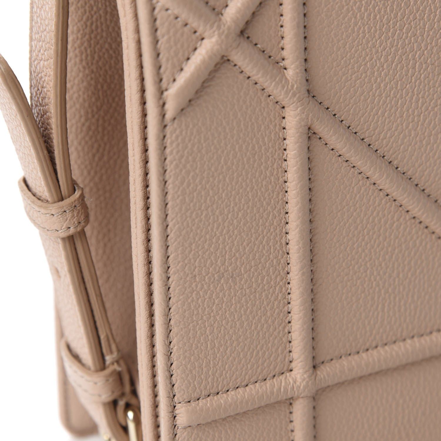 Christian Dior Grained Calfskin Medium Diorama Flap Bag Nude 8 of 11