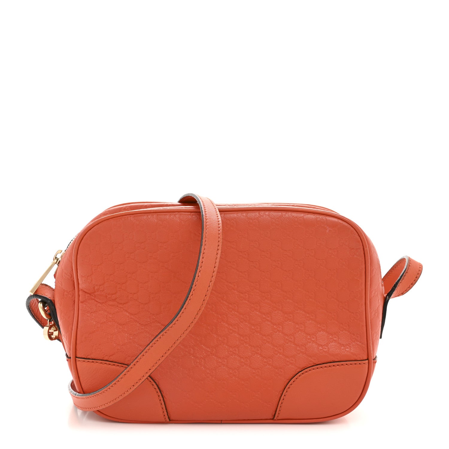 Gucci Soft Microguccissima Mini Bree Messenger Bag Sun Orange 1 of 13