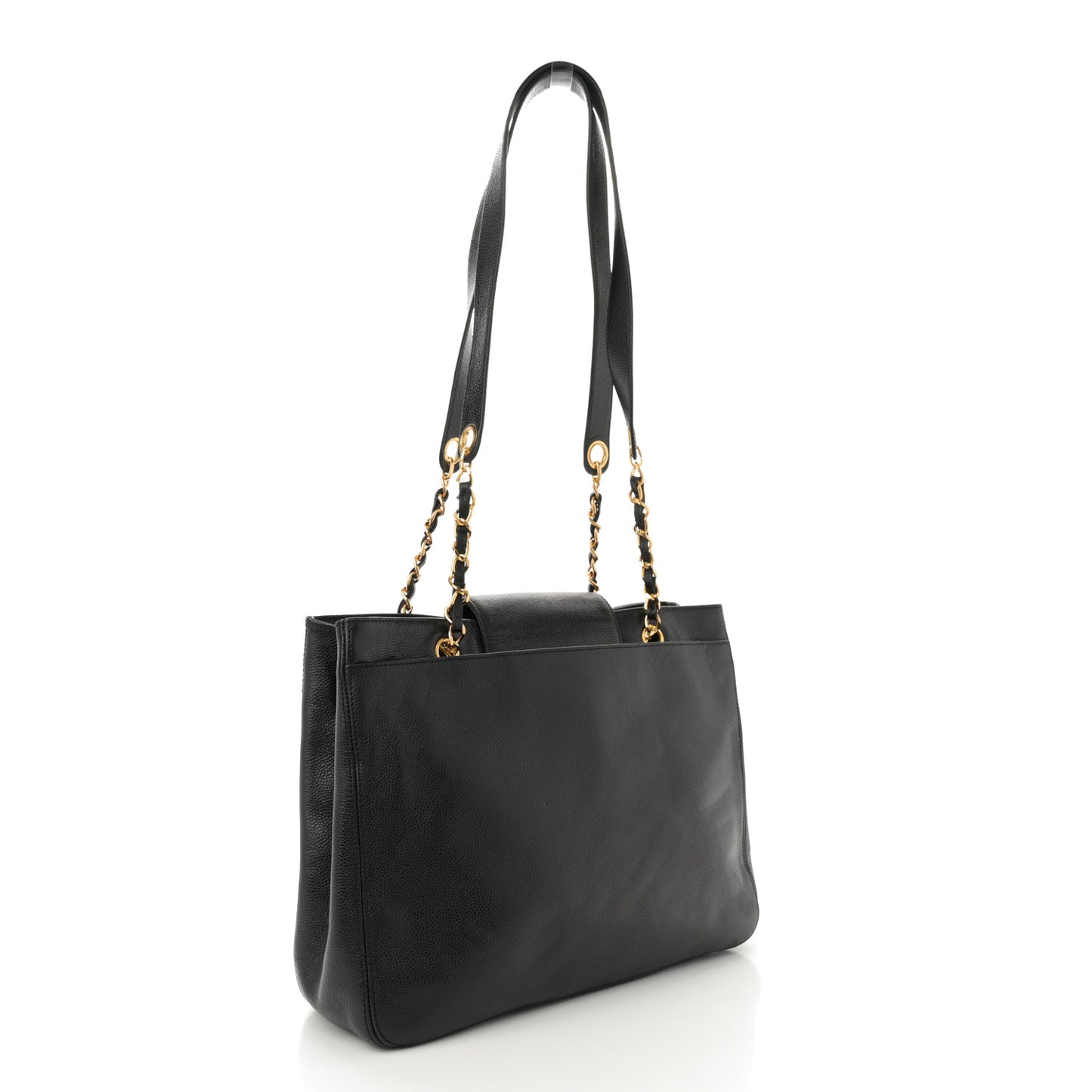 Caviar CC Shoulder Bag Black
