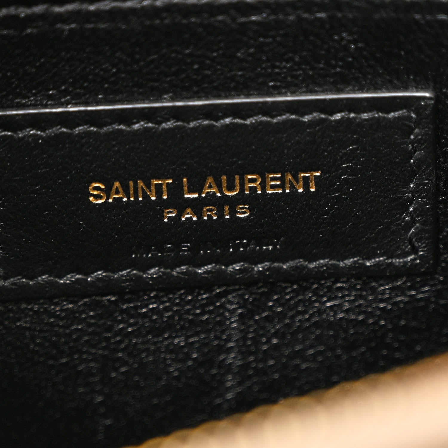 Saint Laurent Calfskin Y Quilted Monogram Small Loulou Chain Satchel Dark Beige 7 of 11