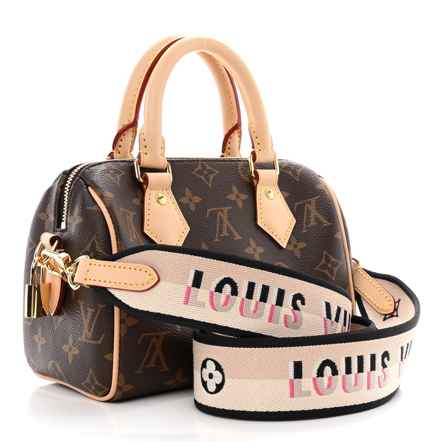 Monogram Speedy Bandouliere 20 Black