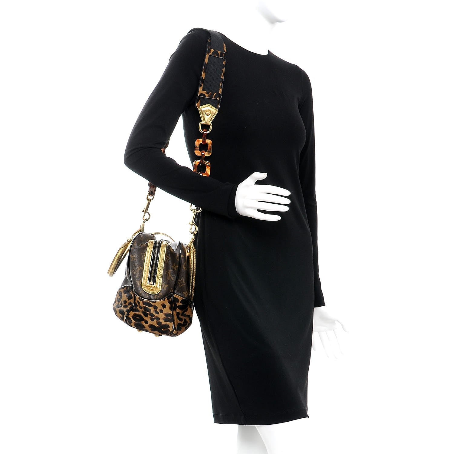 Louis Vuitton Monogram Leopard Adele 2 of 15