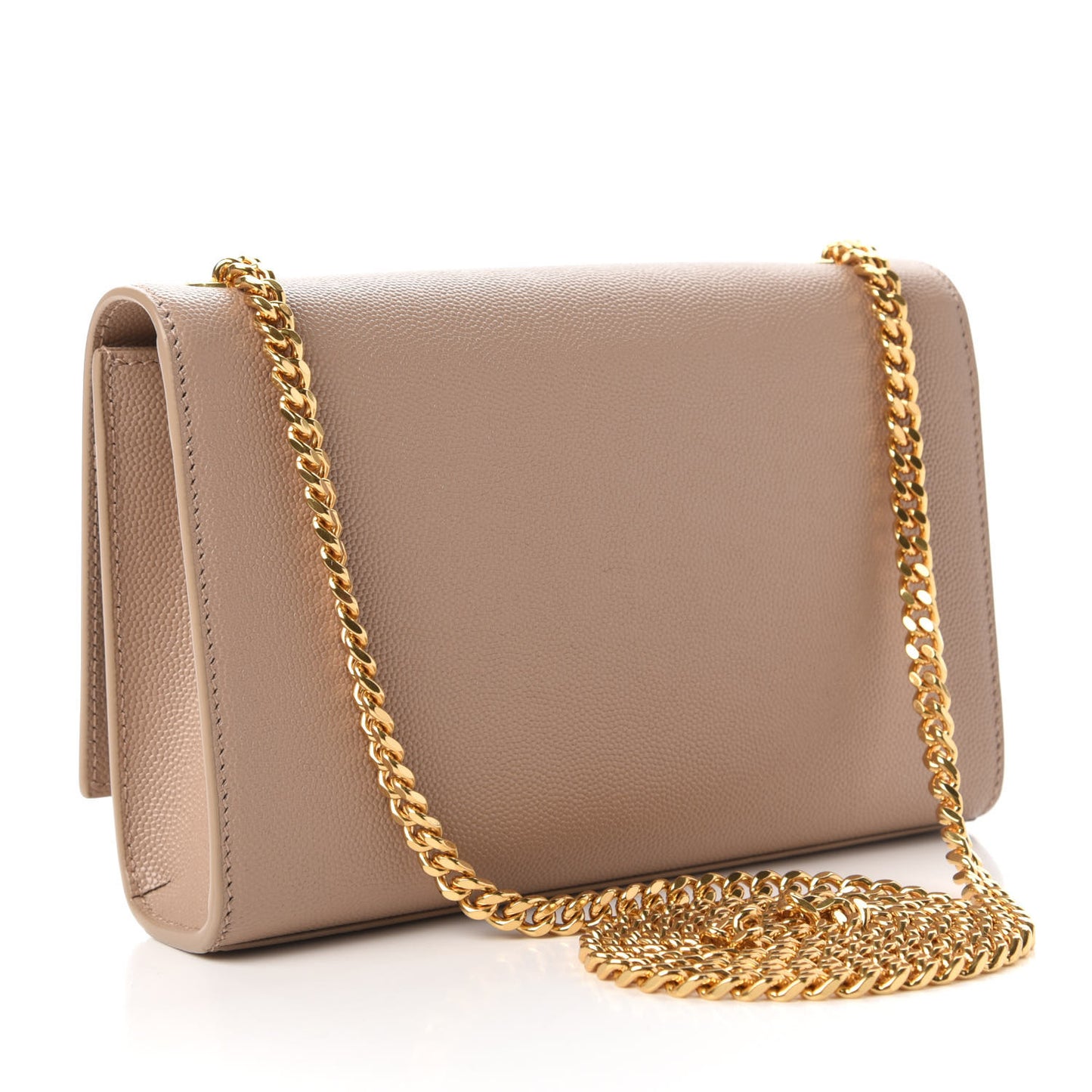 Grain De Poudre Small Monogram Kate Satchel Dark Beige