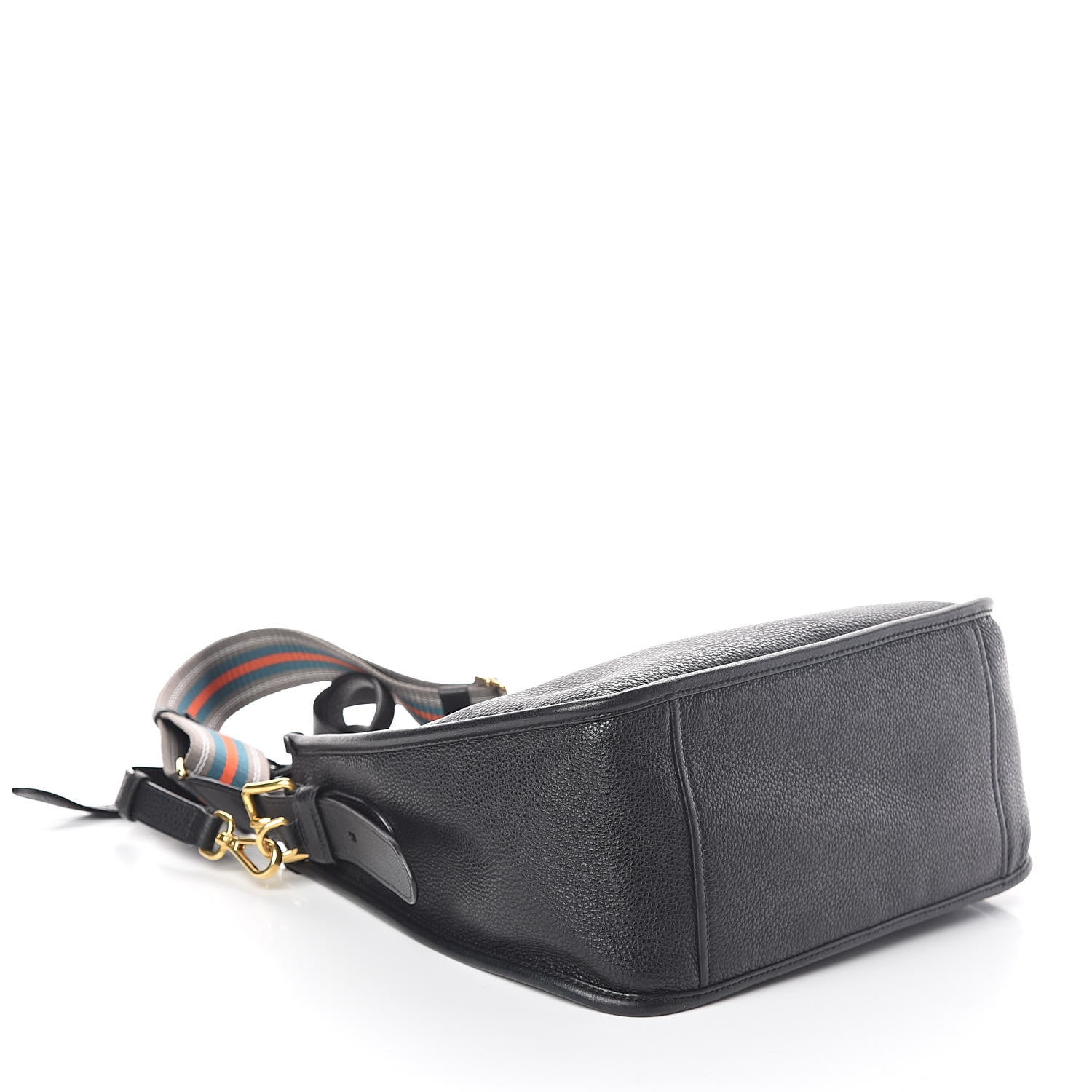 Prada Vitello Daino Hobo Black 4 of 10
