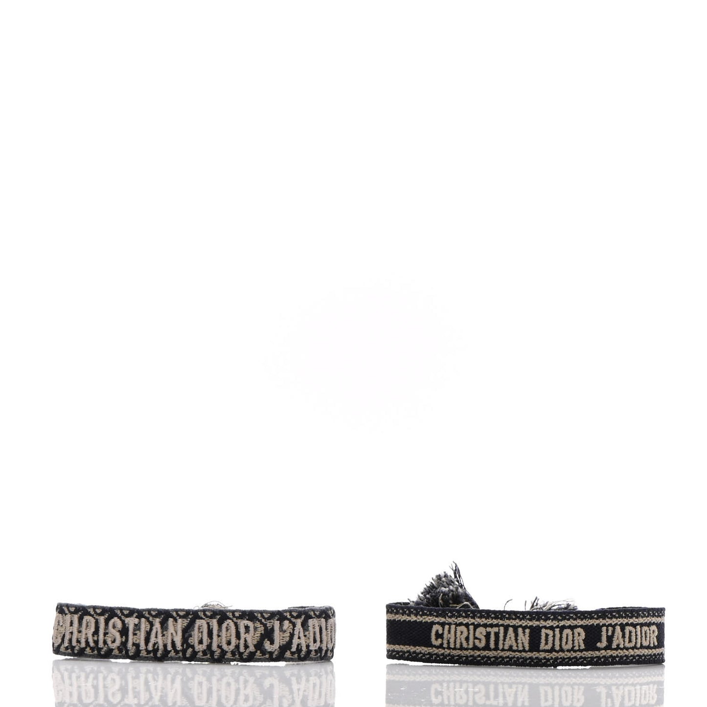 Woven Cotton J'Adior Friendship Bracelet Set Navy