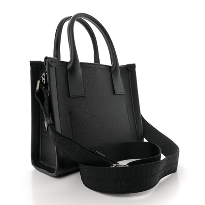 Christian Louboutin Grained Calfskin Mini By My Side Tote Black 3 of 11