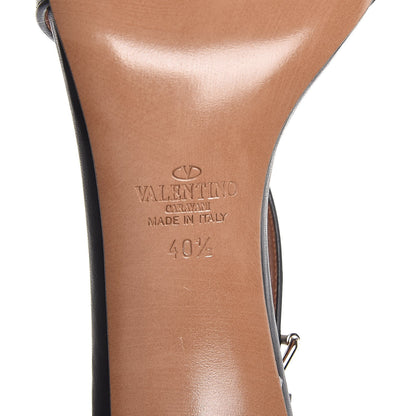 Valentino Garavani Nappa Rockstud Crisscross 70mm Sandals 41.5 Black 6 of 8