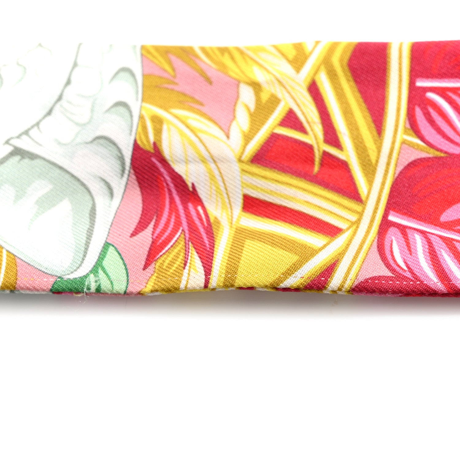 Hermes Silk La Danse Pacifique Twilly Vieux Rose Bleu Vert 5 of 6
