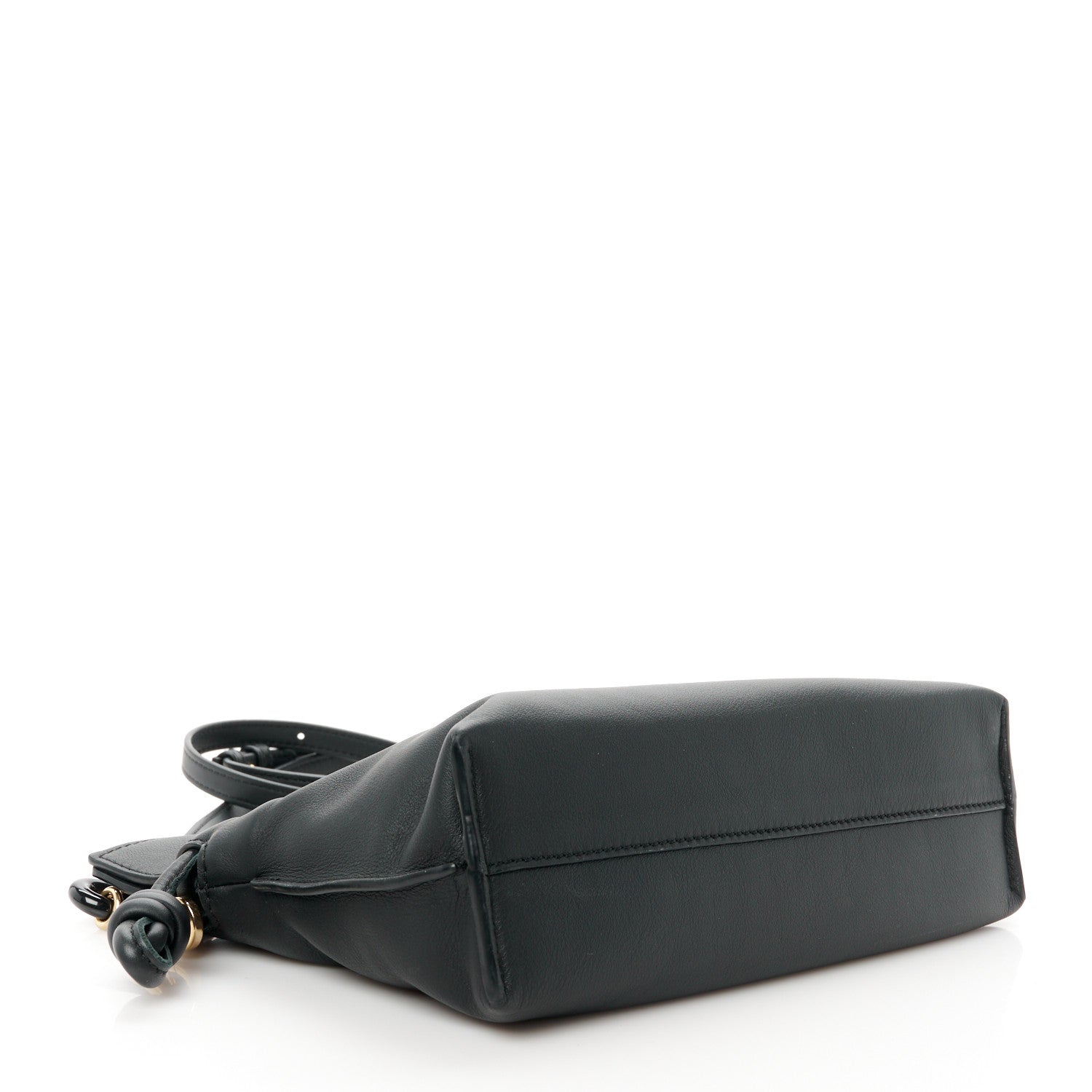 Loewe Nappa Calfskin Mini Flamenco Knot Clutch With Chain Black 4 of 11