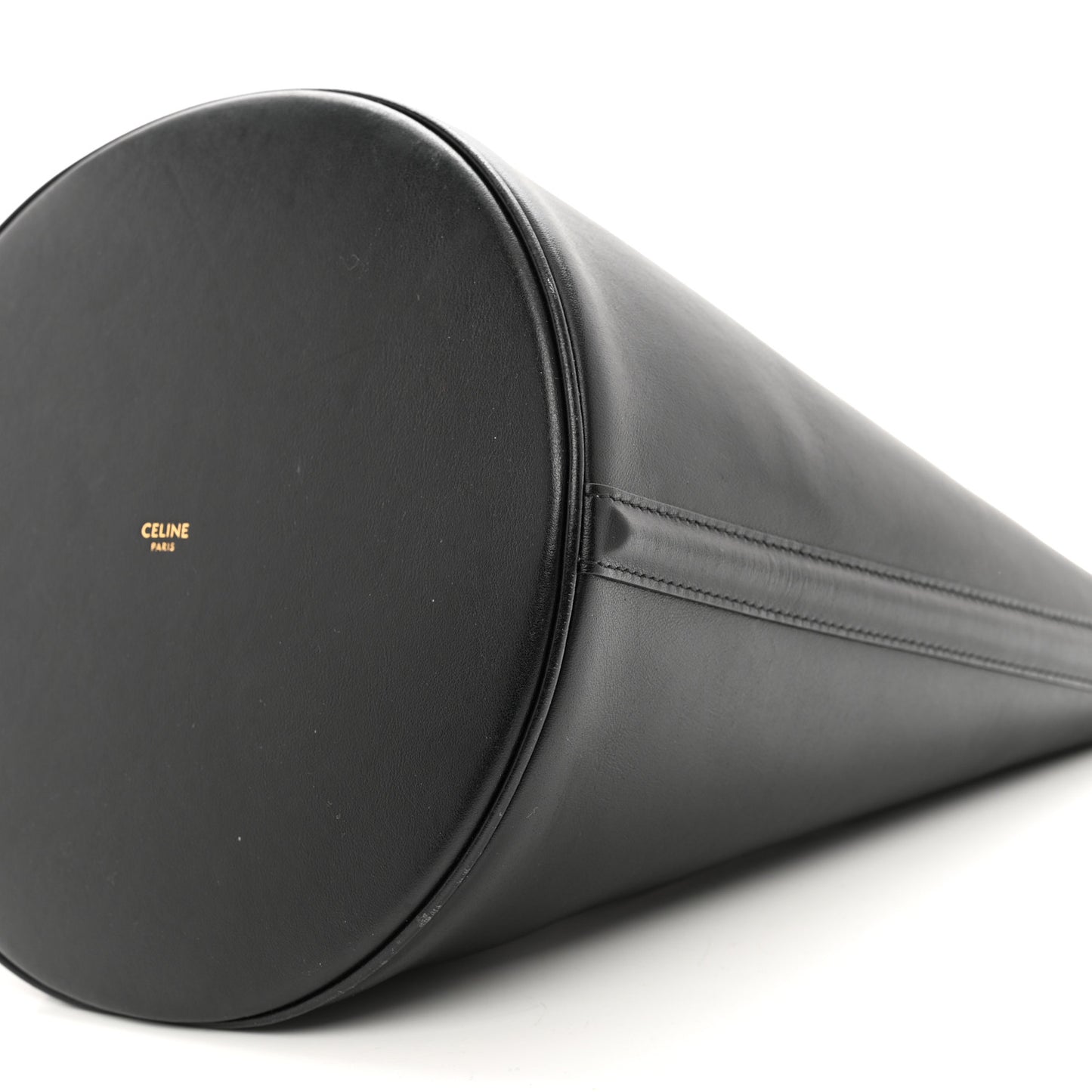 Smooth Calfskin Bucket 16 Bag Black