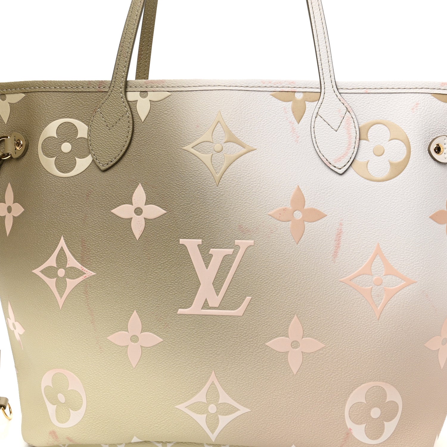 Louis Vuitton Monogram Giant Spring In The City Neverfull MM Sunset Kaki 9 of 10