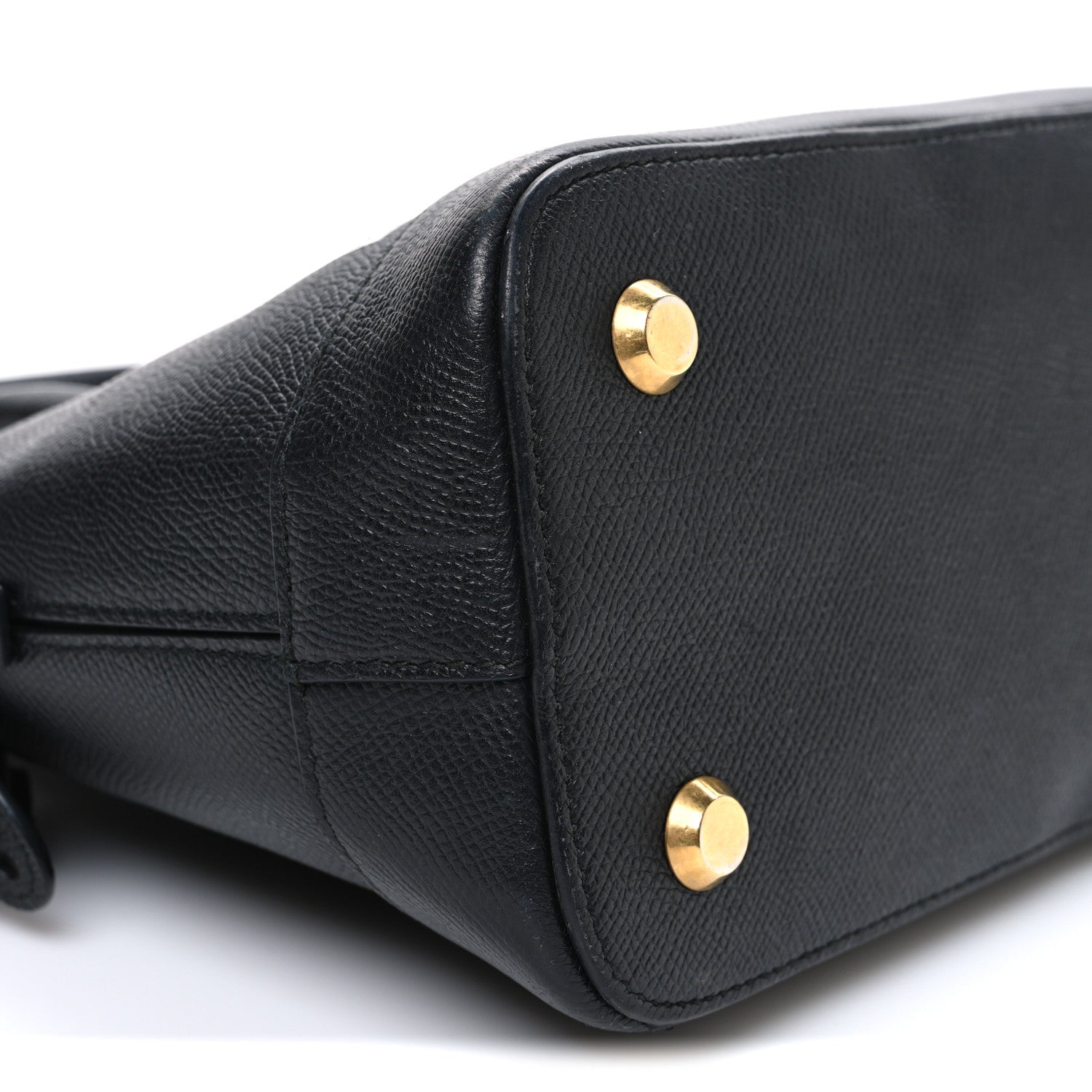 Balenciaga Signature Grained Calfskin Logo S Ville Top Handle Bag Black 9 of 11