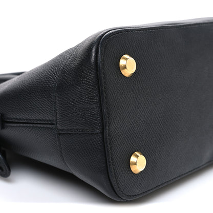 Balenciaga Signature Grained Calfskin Logo S Ville Top Handle Bag Black 9 of 11