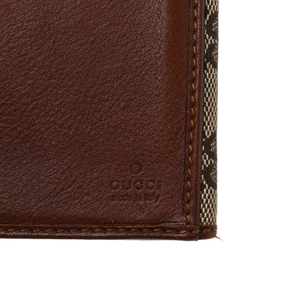 Gucci Monogram New Britt Continental Snap Wallet Dark Brown 7 of 23